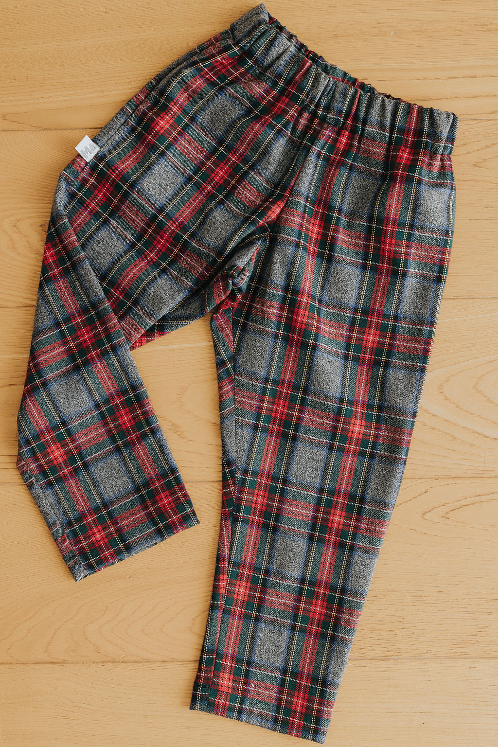 Pantaloni tartan in lanetta